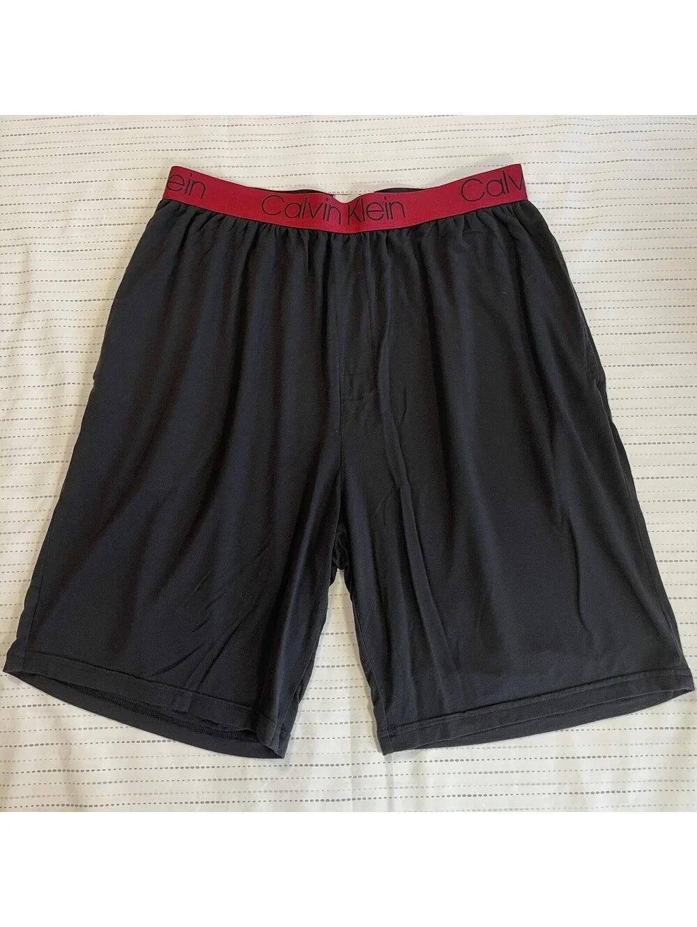Calvin Klein Men's Ultra Soft Modern Modal Lounge Sleep Short, Black, M